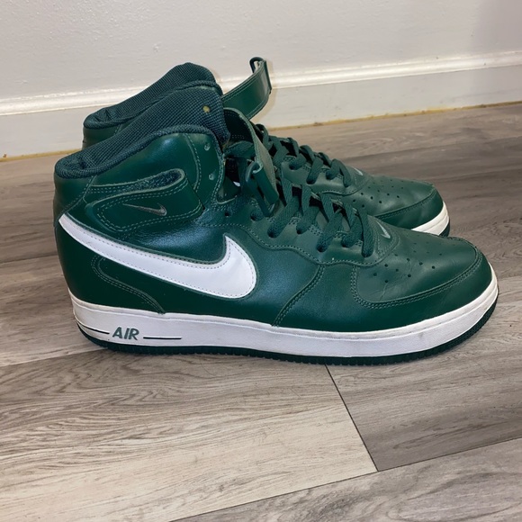 2003 Nike Air Force 1 Mid Black Forest | White - Picture 5 of 10